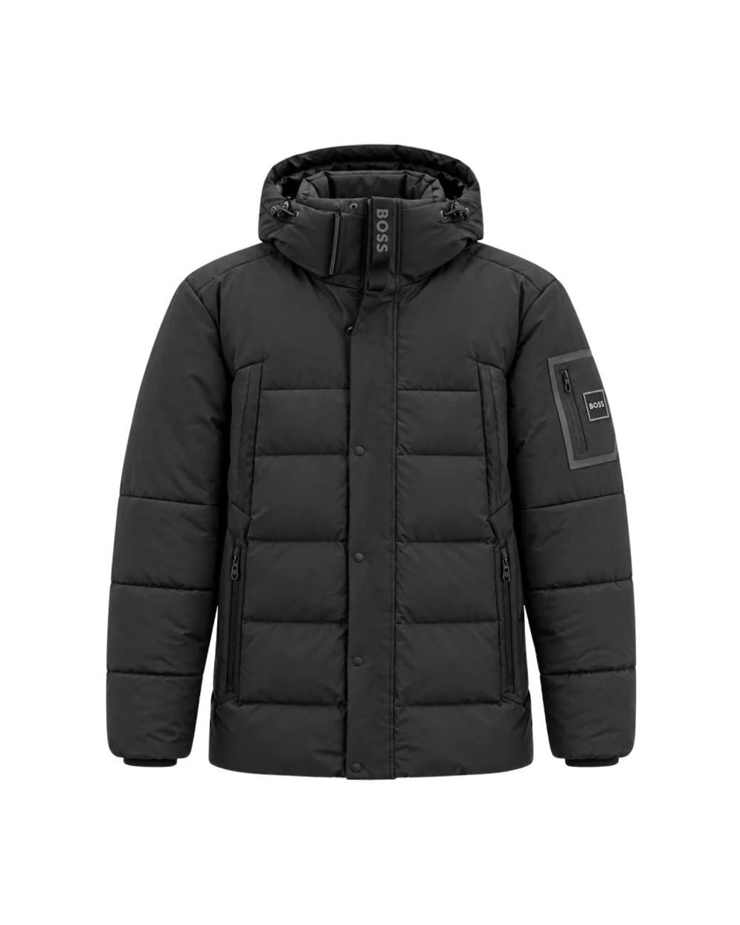Boss Block-X Parka in het Black voor heren
