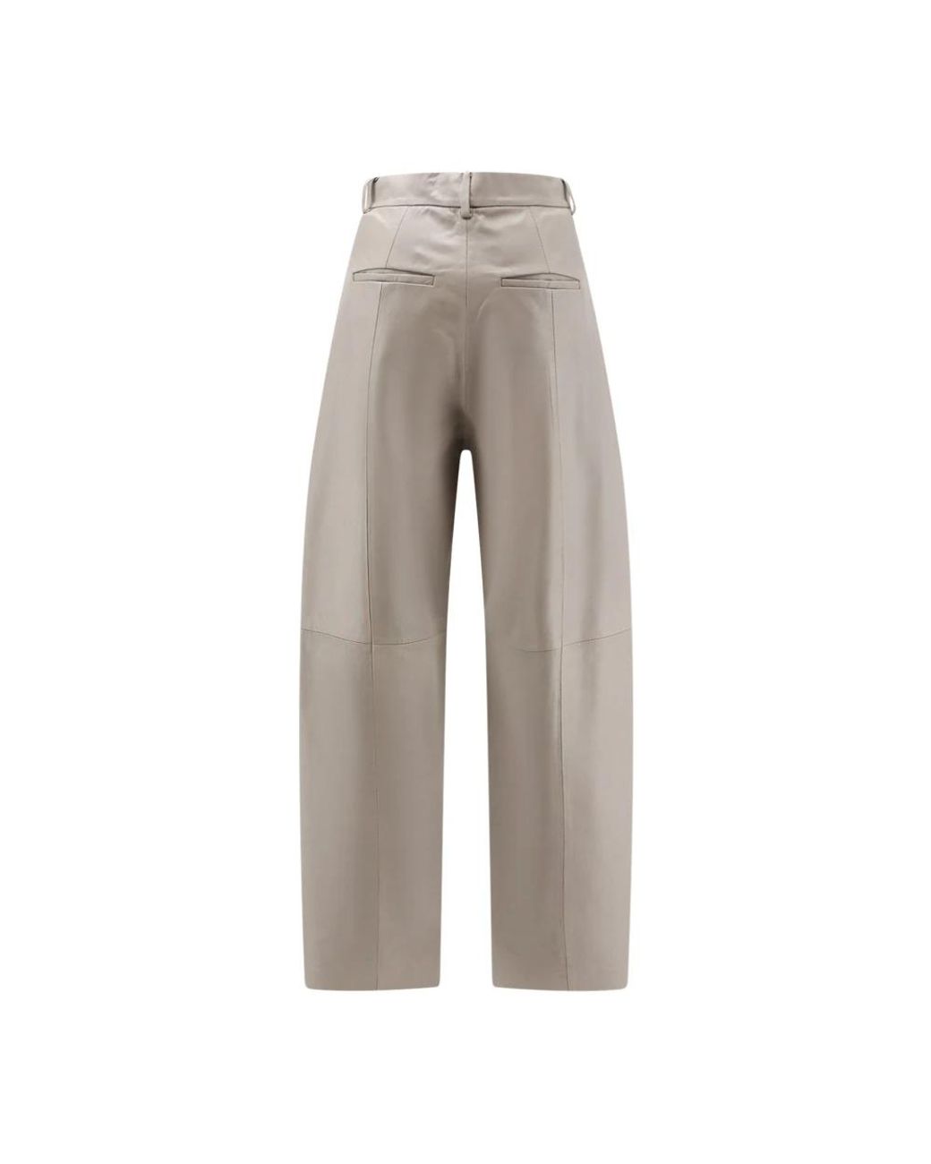 Leather Trousers Alysi de color Gray
