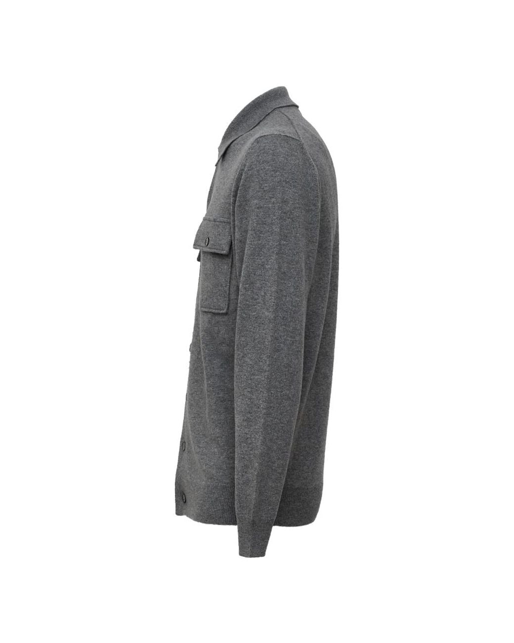 Fedeli Gray Cashmere Knitwear for men