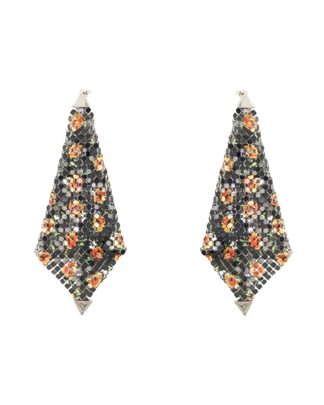 Earrings Rabanne de color Blue