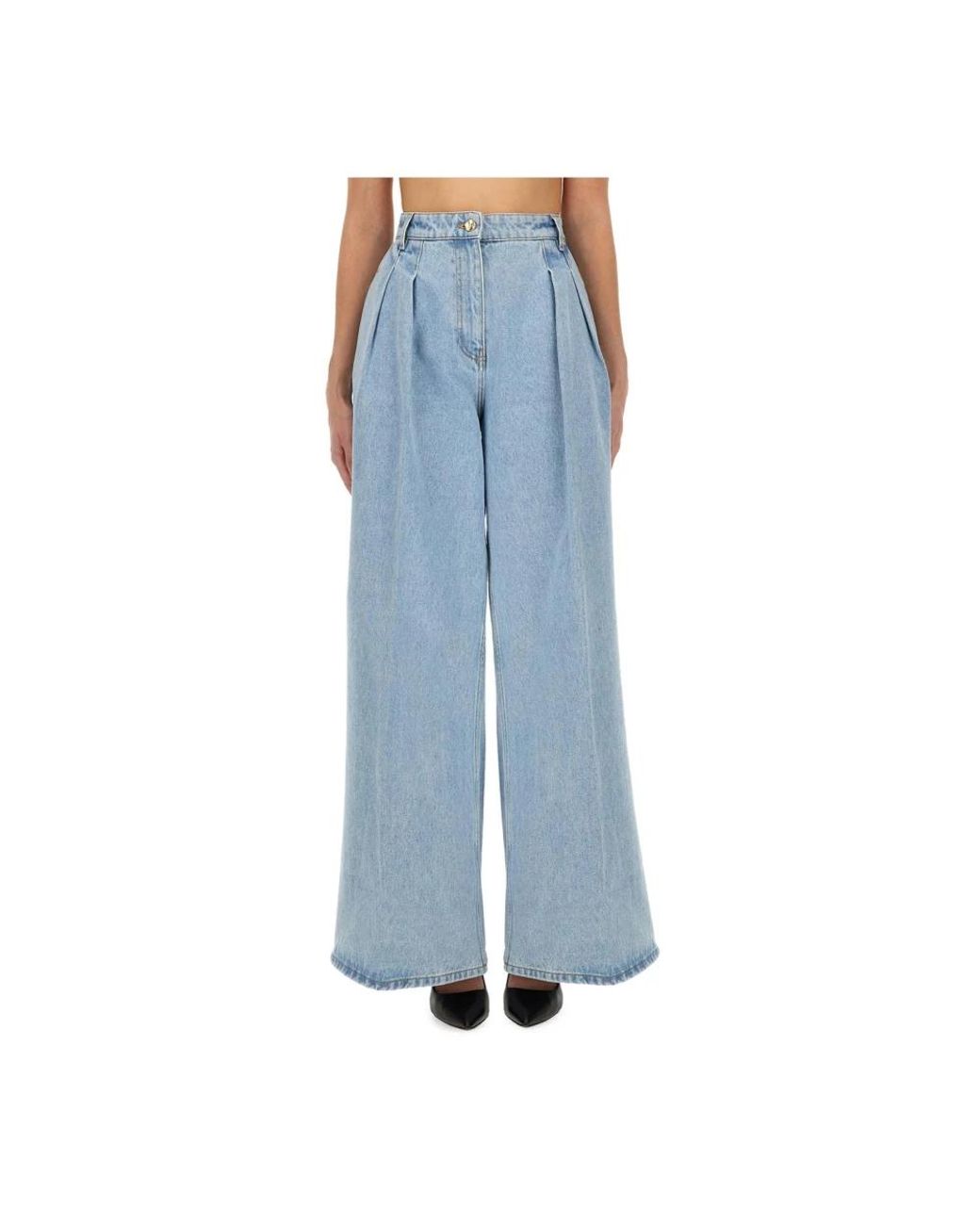 Nina Ricci Blue Wide Jeans