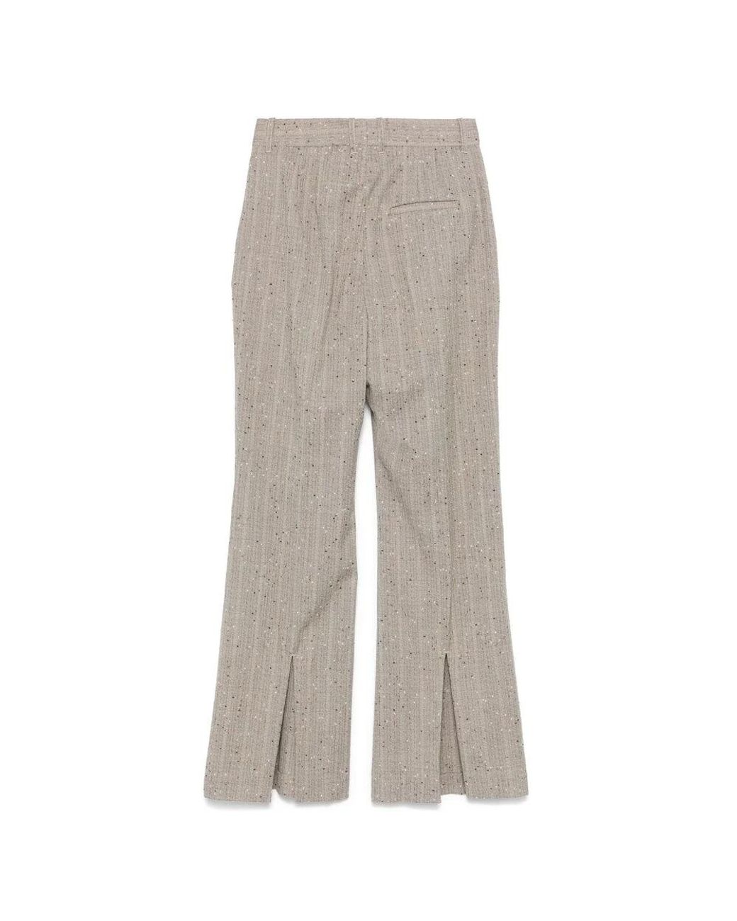 Mark Kenly Domino Tan Gray Wide Trousers