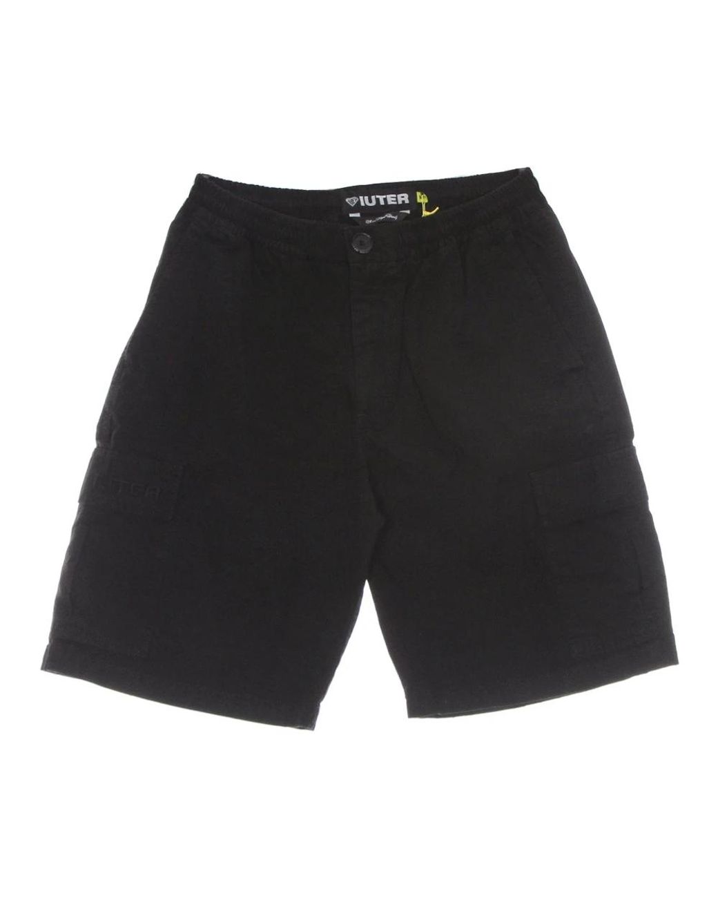 Iuter Black Casual Shorts for men