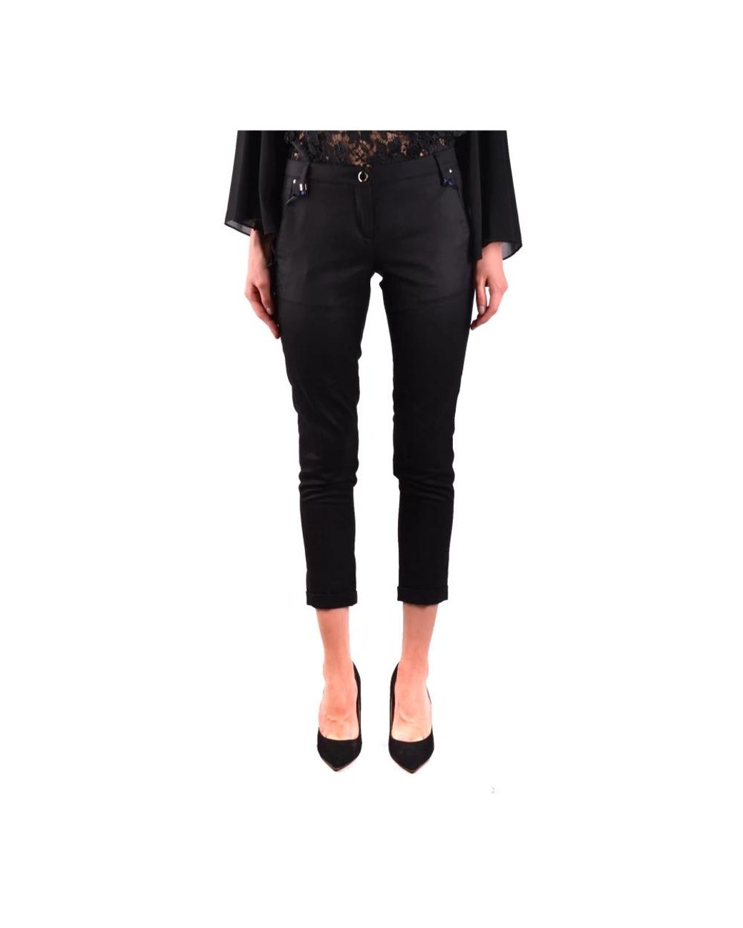 Jacob Cohen Black Slim-Fit Trousers