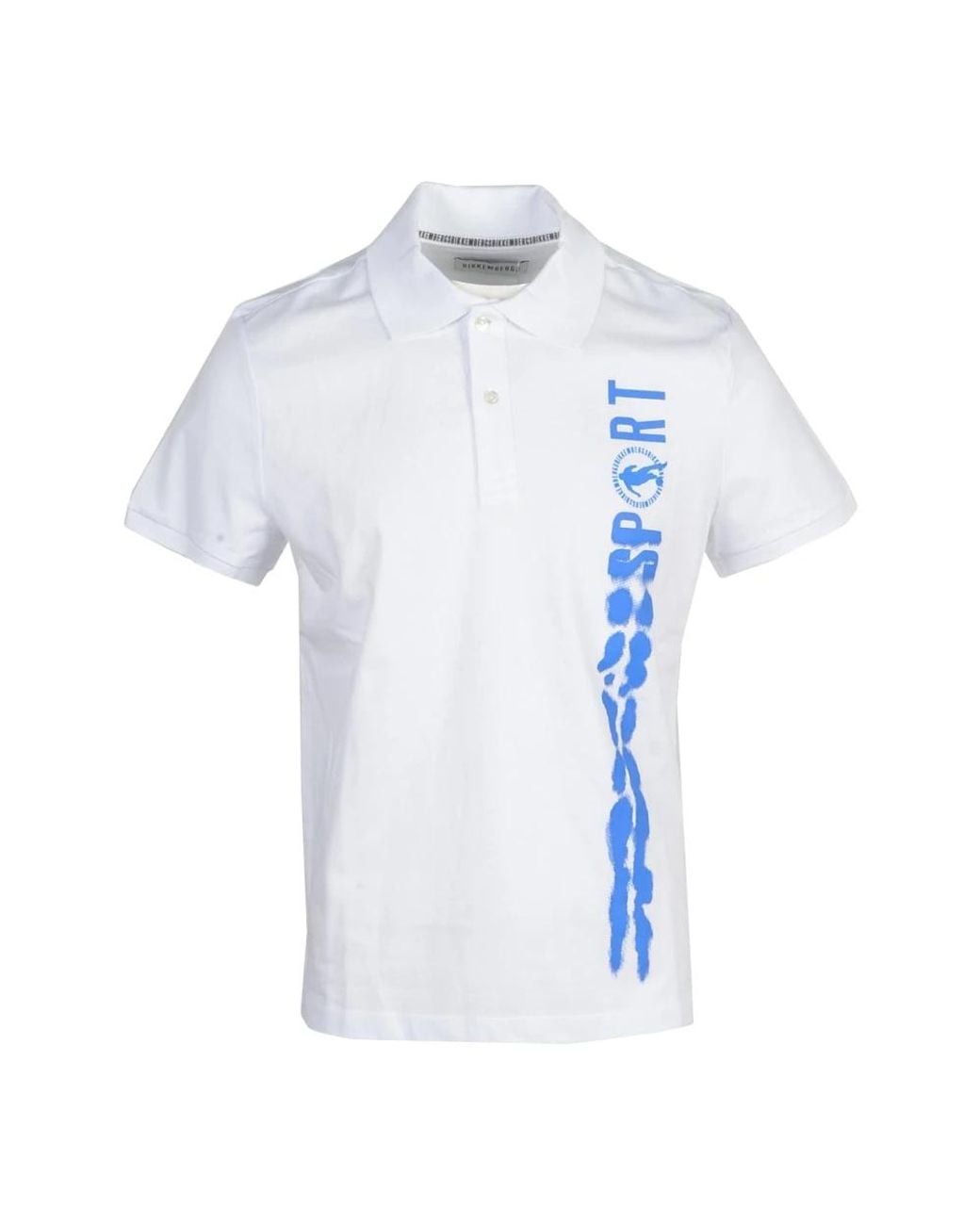 Bikkembergs Blue Polo Shirts for men