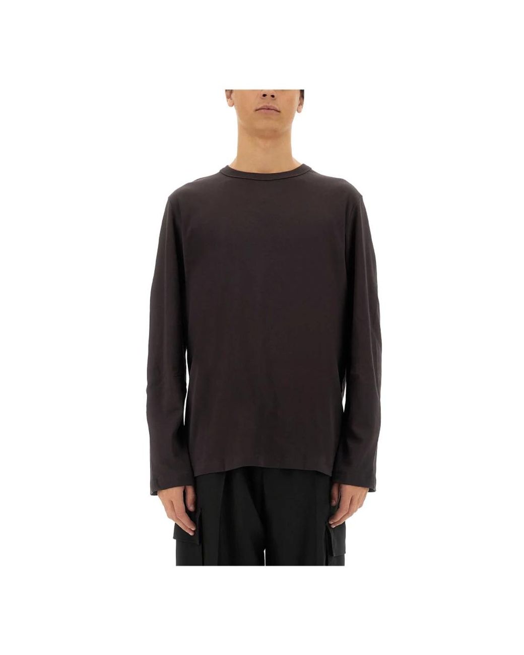 Helmut Lang Black Long Sleeve Tops for men