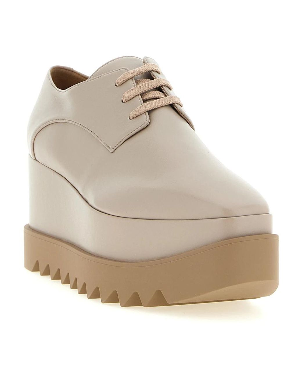Stella McCartney Natural Elyse Schnürschuh