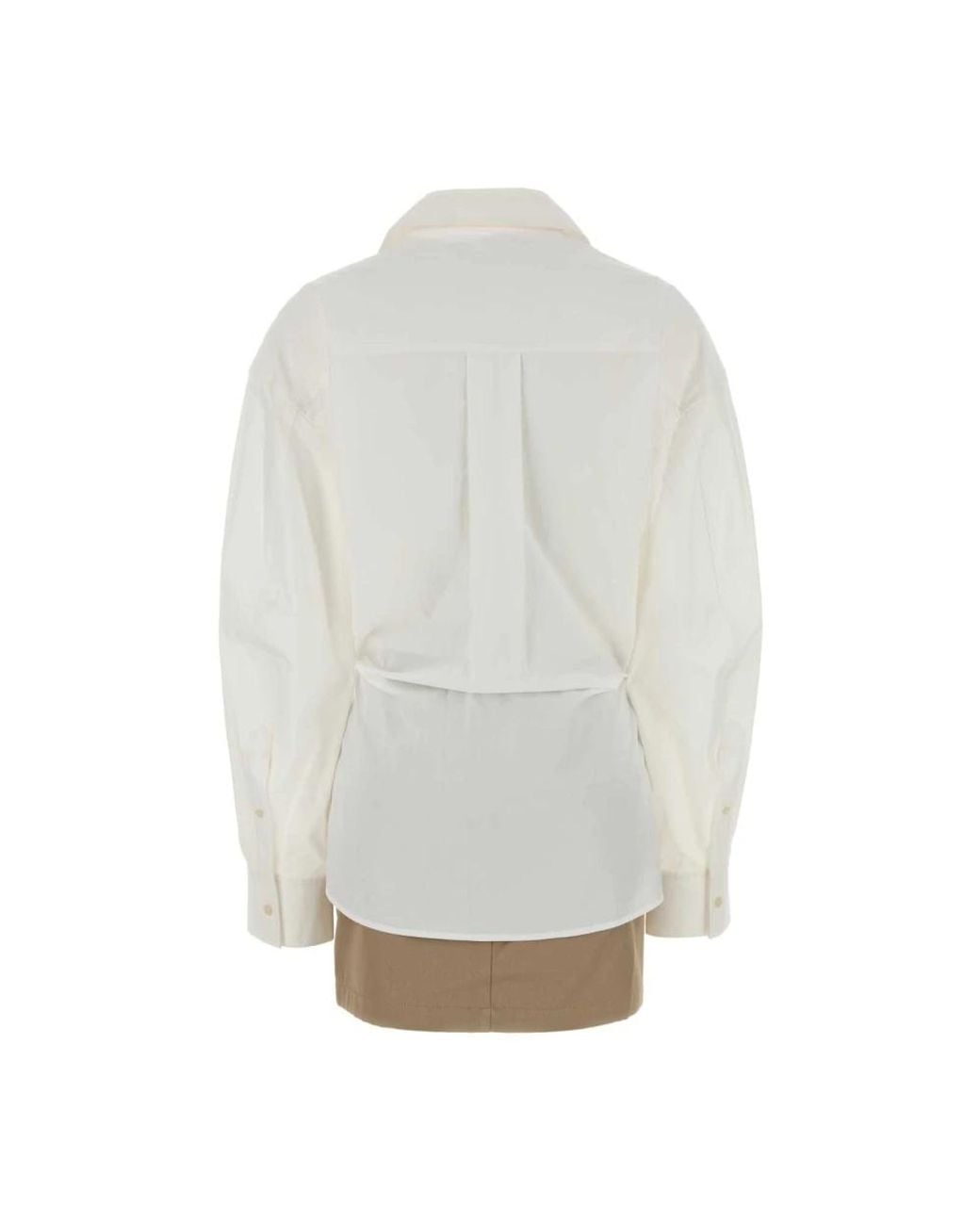 Alexander Wang White Shirt Dresses