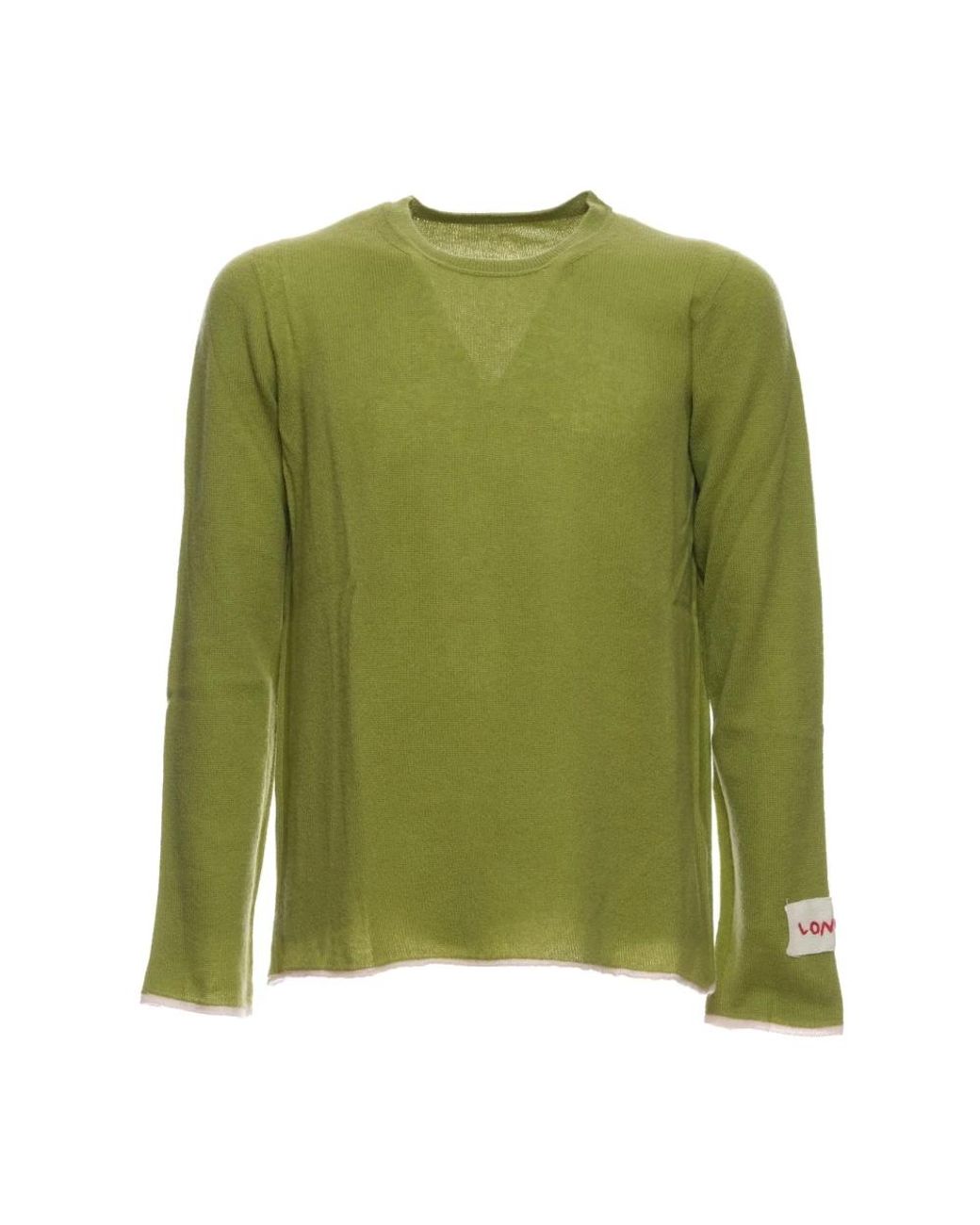 Longo Cashmere-Pullover in Green für Herren