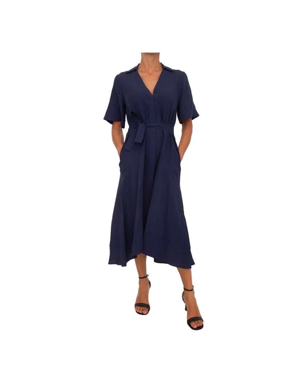 Marella Blue Shirt Dresses