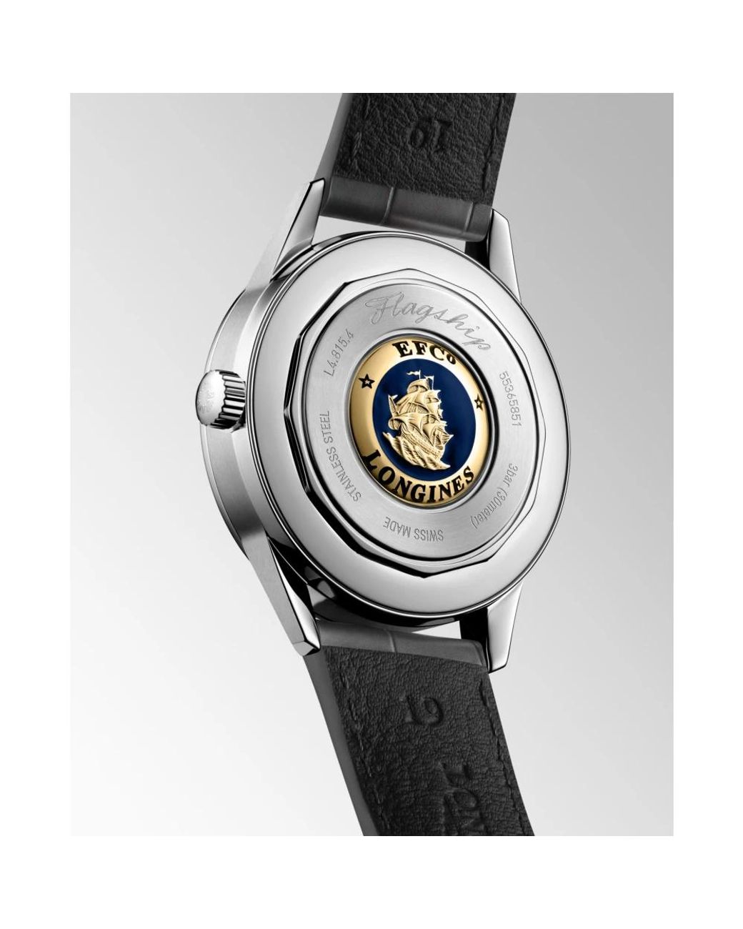 Longines Gray Flagship Heritage Moonphase