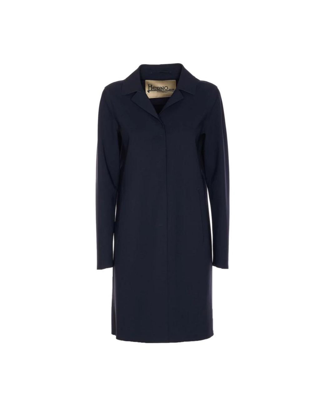 Single-Breasted Coats Herno en coloris Blue