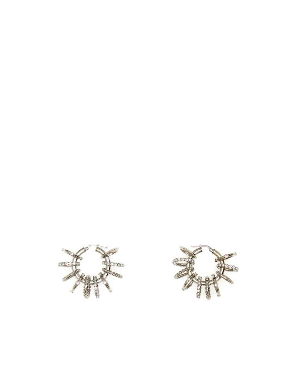 AMINA MUADDI White Earrings