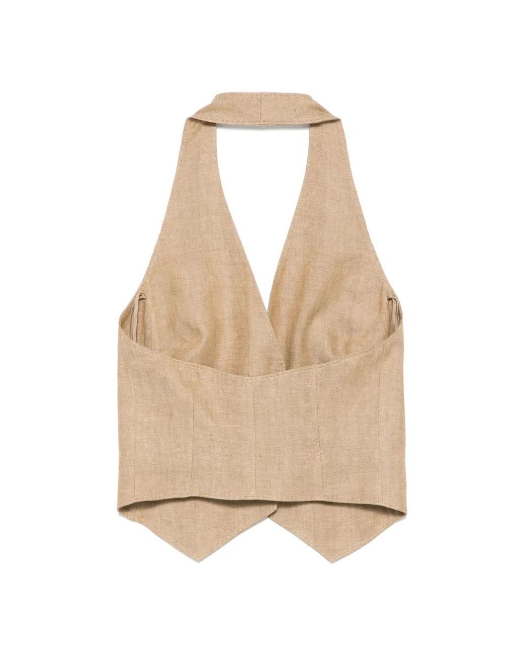 Max Mara Vests in het Natural