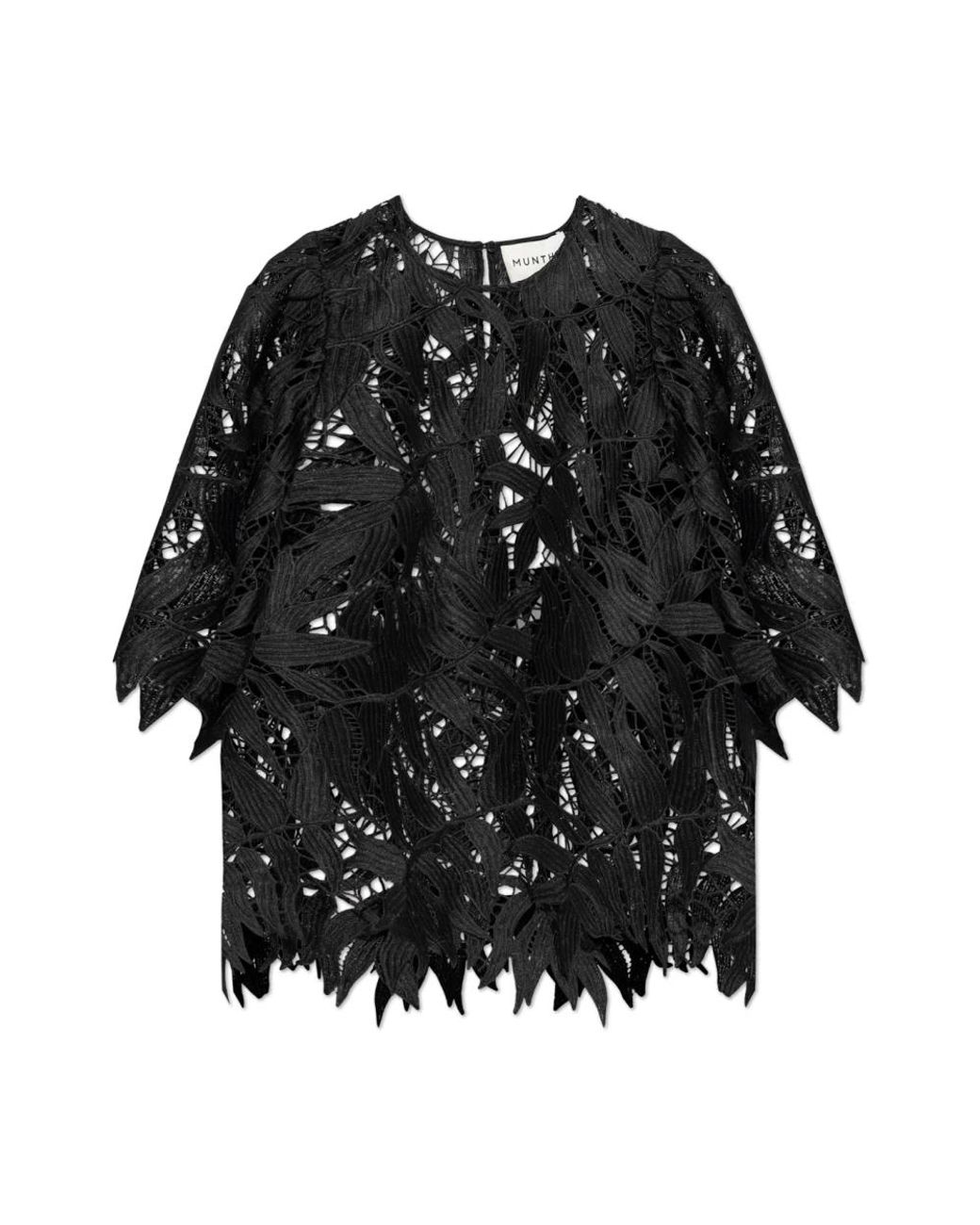 Blouses Munthe de color Black