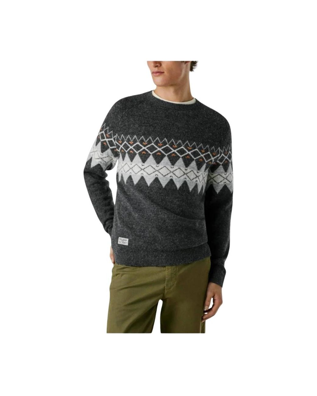 Pepe Jeans Black Round-Neck Knitwear for men