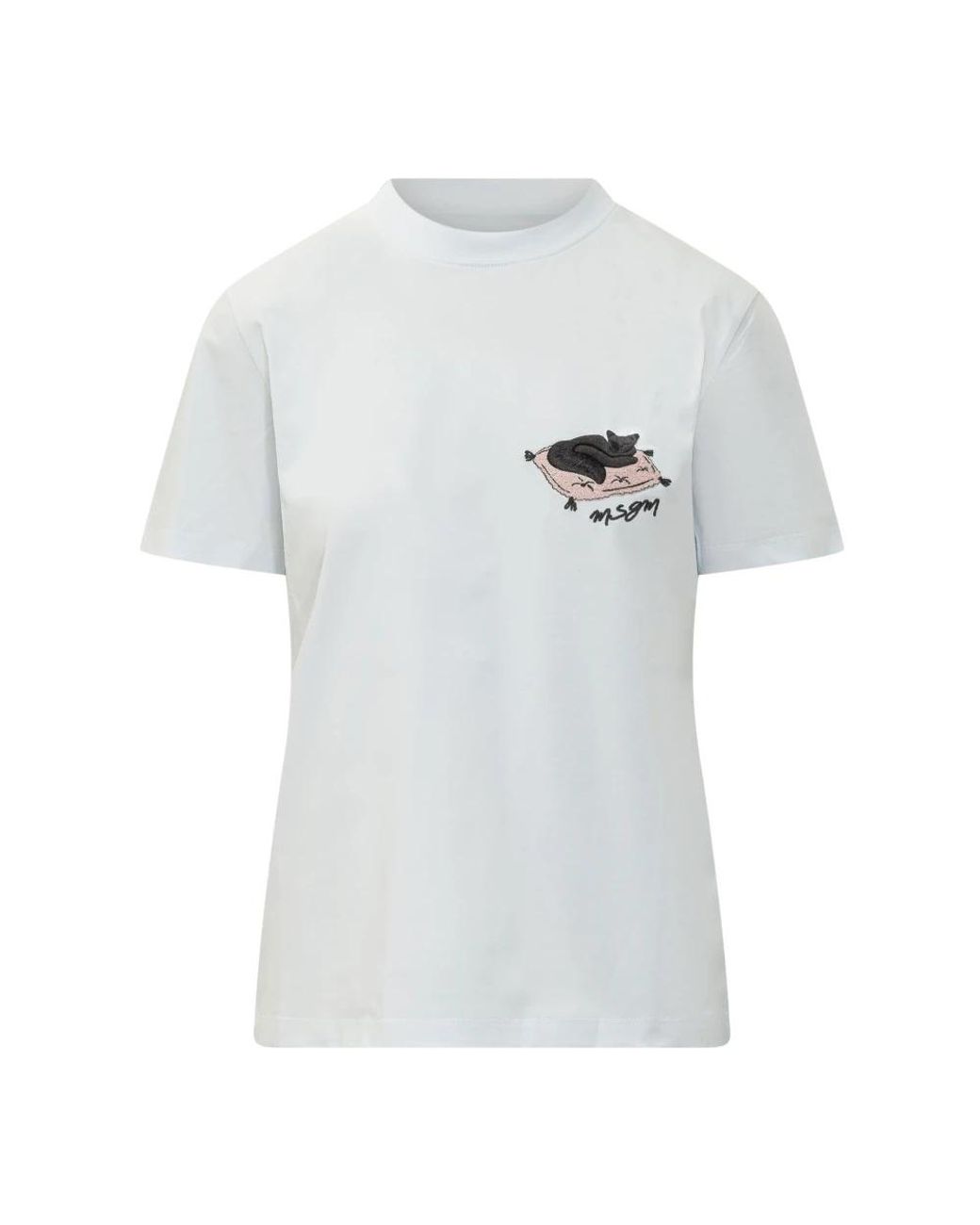 MSGM White T-Shirts