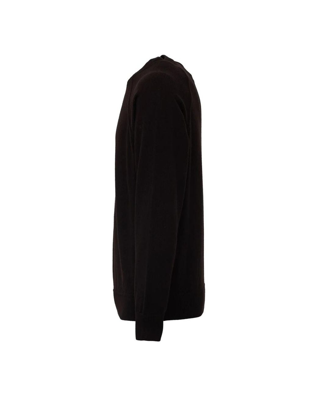 FILIPPO DE LAURENTIIS Black Round-Neck Knitwear for men