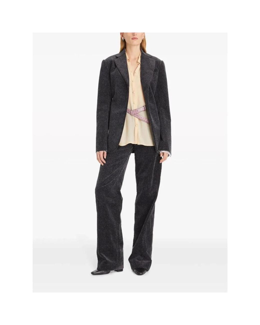 Tory Burch Black Wide Trousers