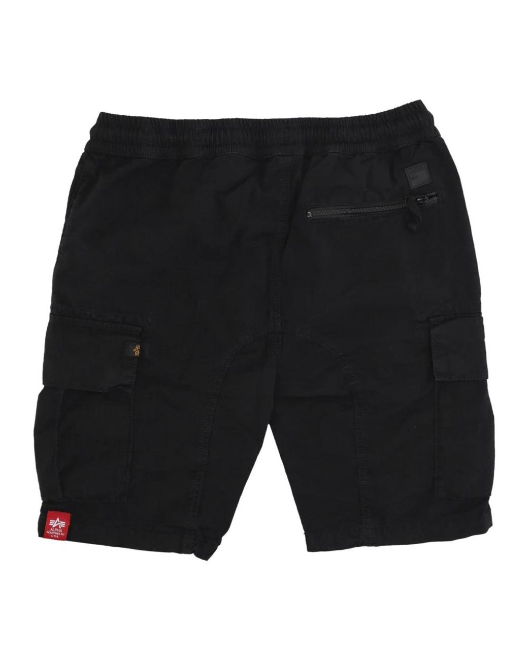 Alpha Industries Black Casual Shorts for men