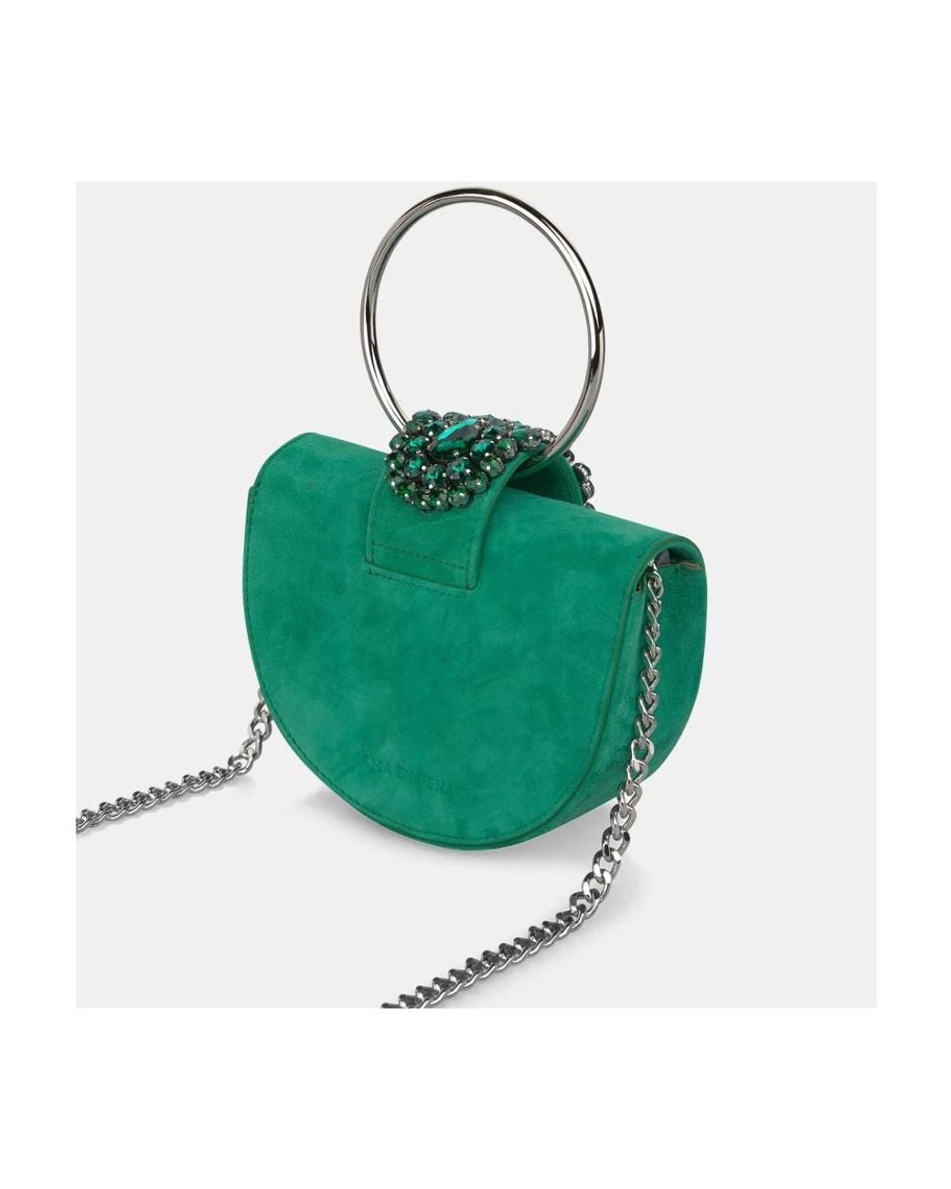 Alma En Pena. Green Handbags