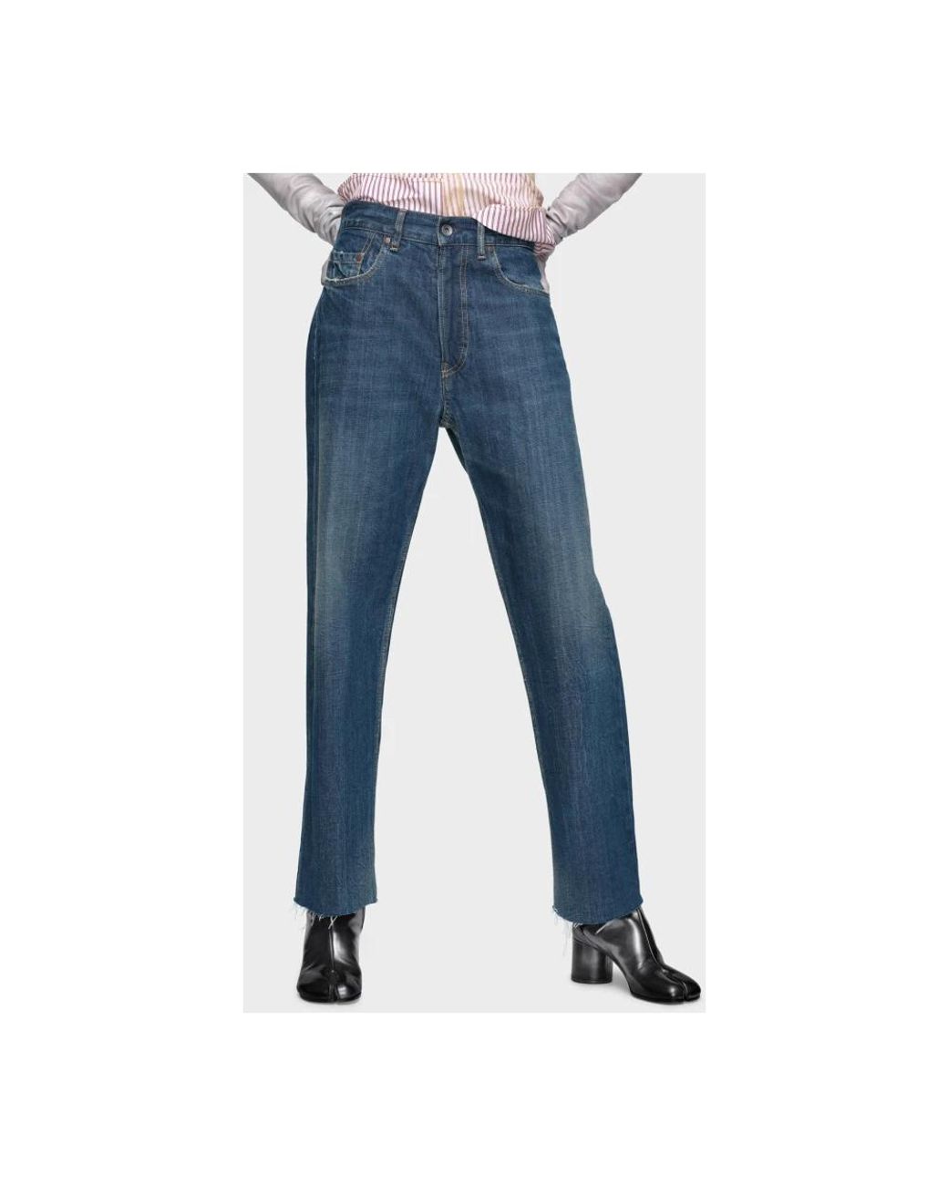 Maison Margiela Blue Straight Jeans