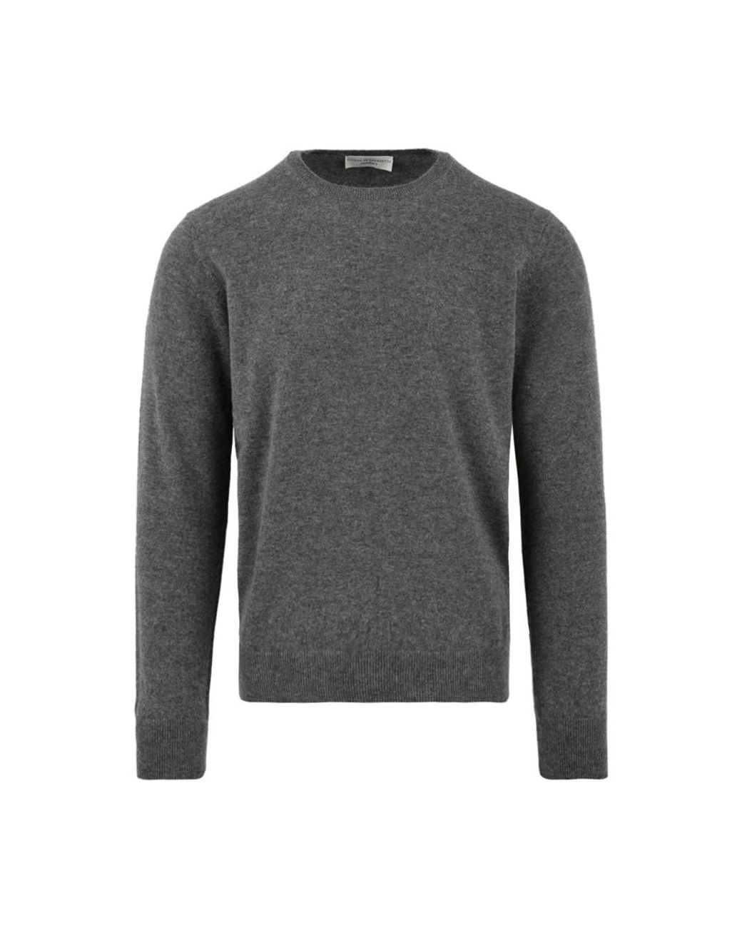 FILIPPO DE LAURENTIIS Gray Round-Neck Knitwear for men