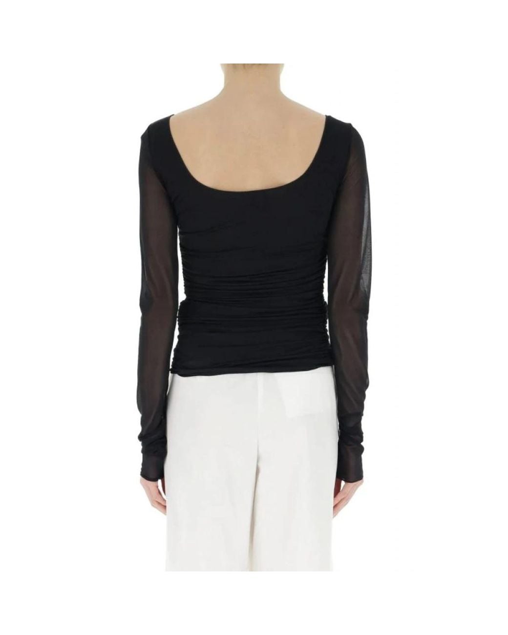 Emporio Armani Black Long Sleeve T-Shirts
