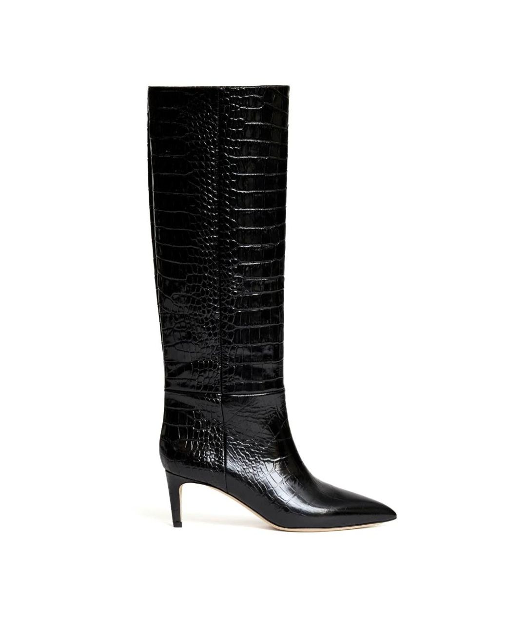 Paris Texas Black Heeled Boots