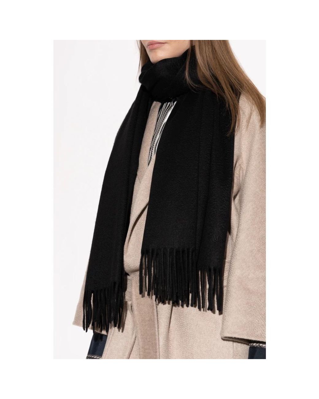 Max Mara Black Baci Schal