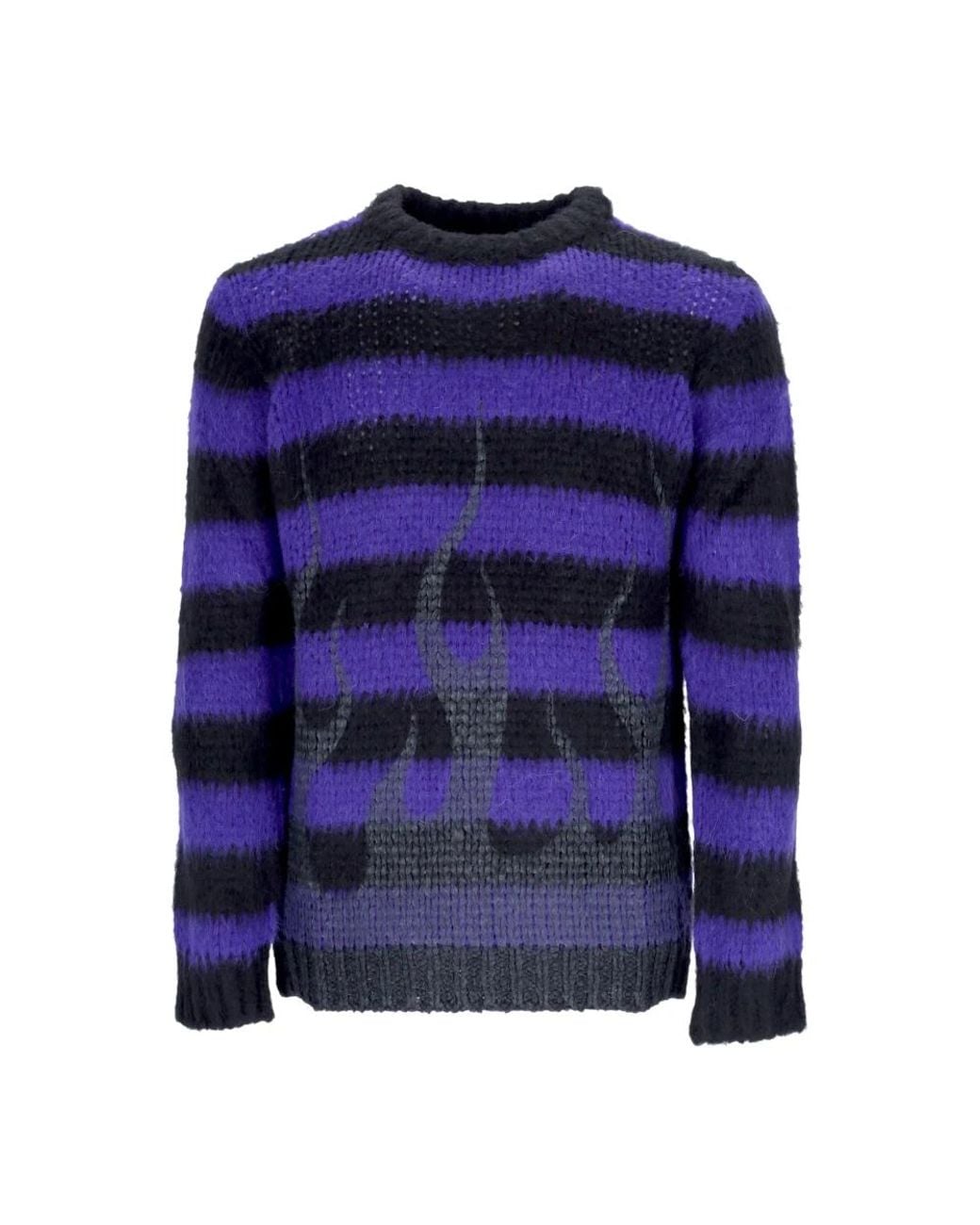 Vision Of Super Blue Round-Neck Knitwear for men