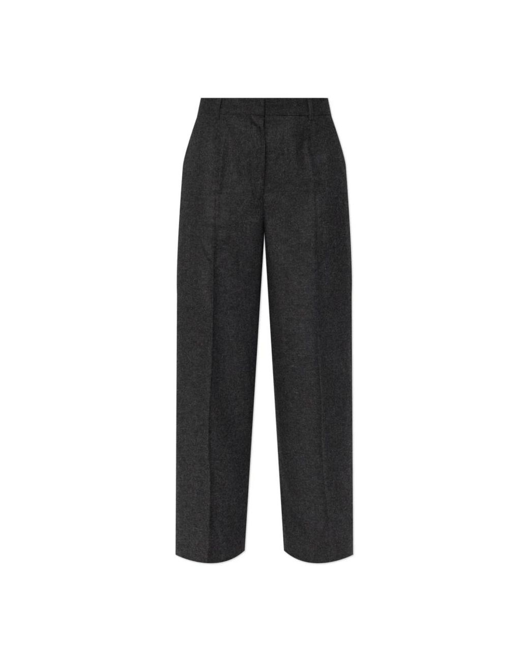 Totême Black Straight Trousers