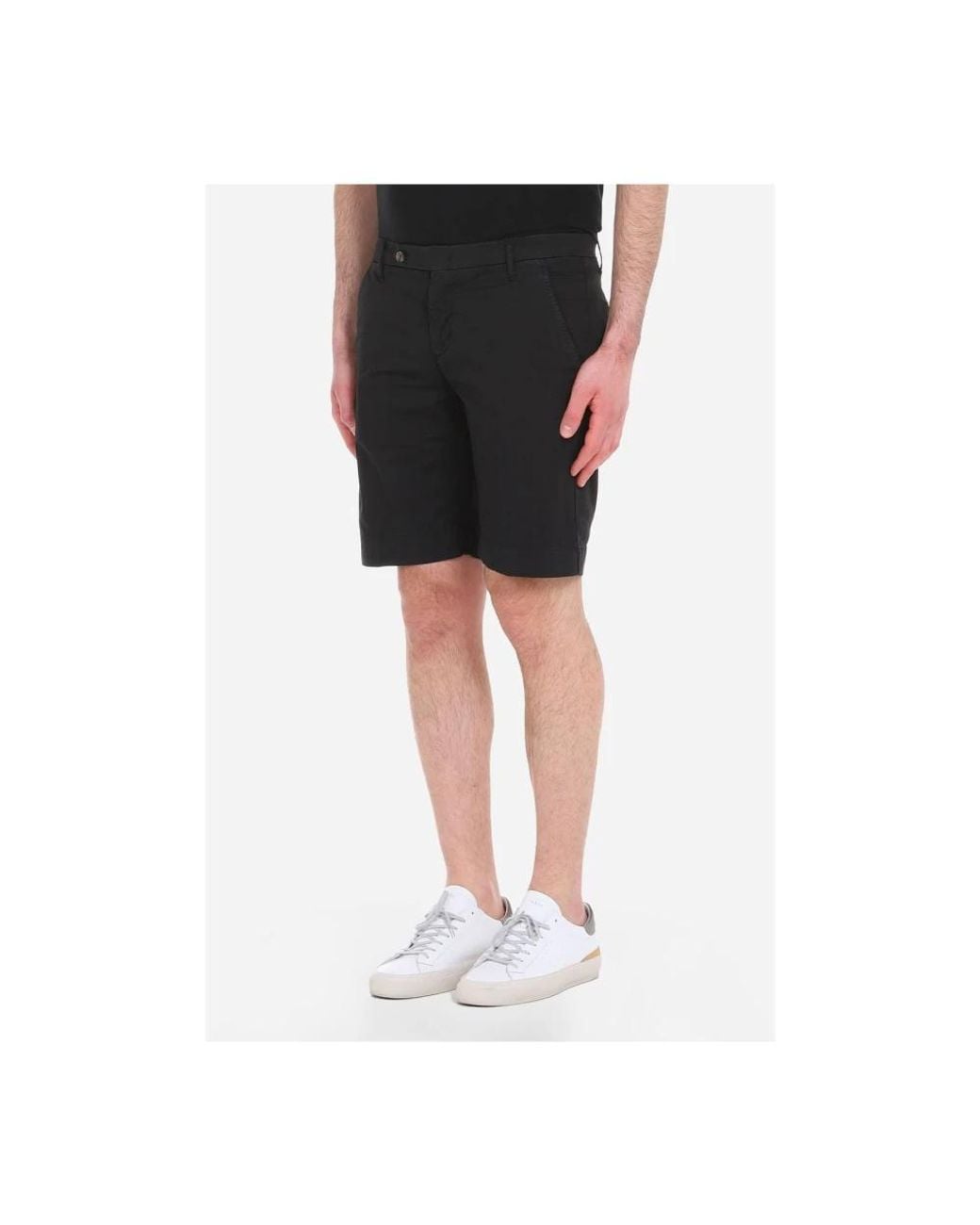 Entre Amis Black Casual Shorts for men