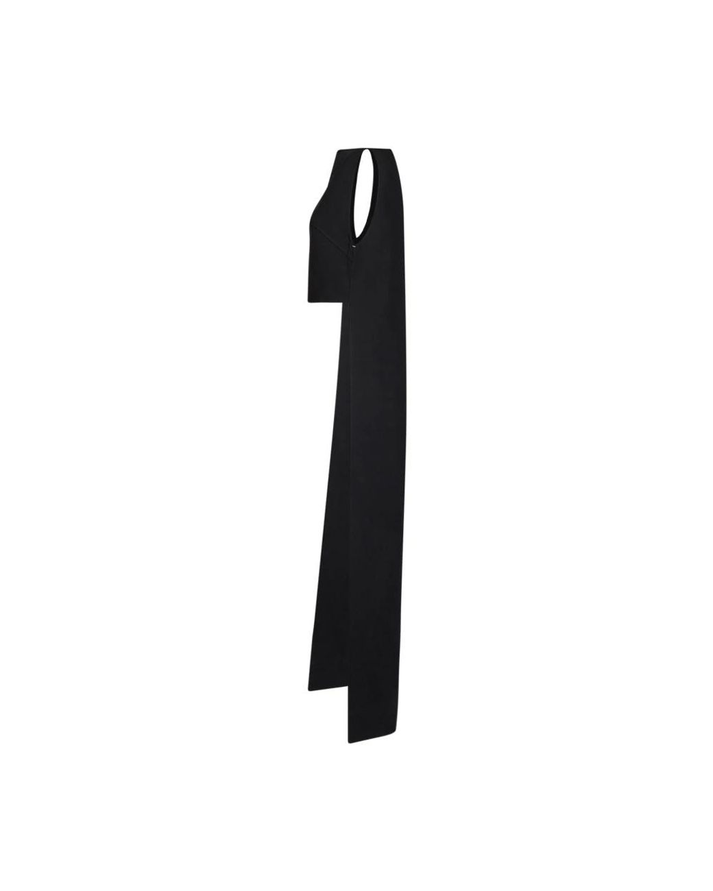 Jil Sander Black Sleeveless Tops