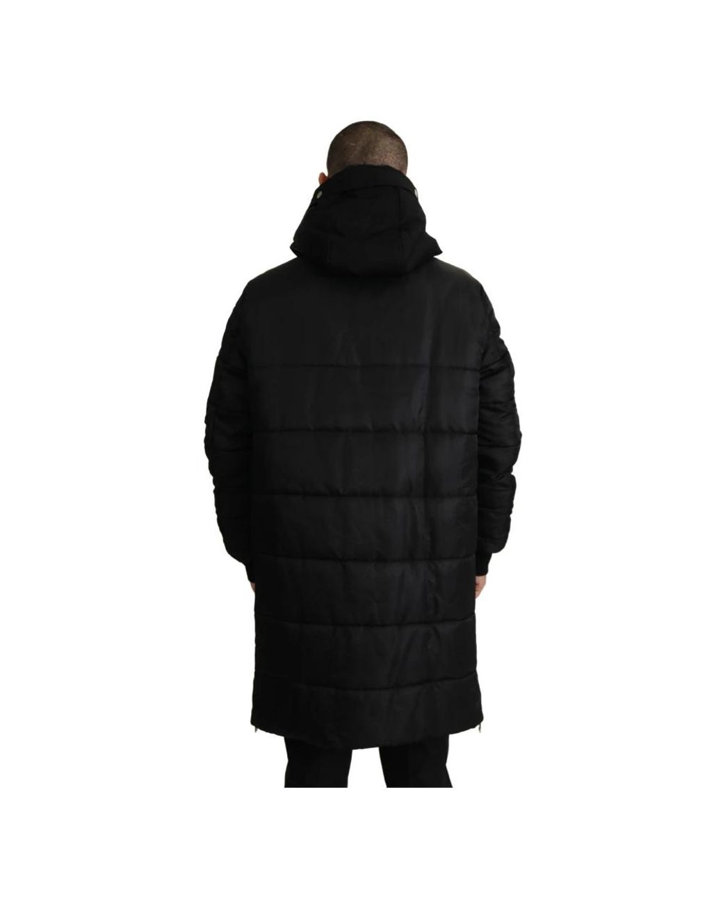 Dolce & Gabbana Black Down Coats for men