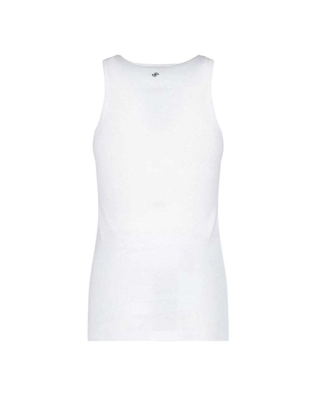 Patou White Sleeveless Tops