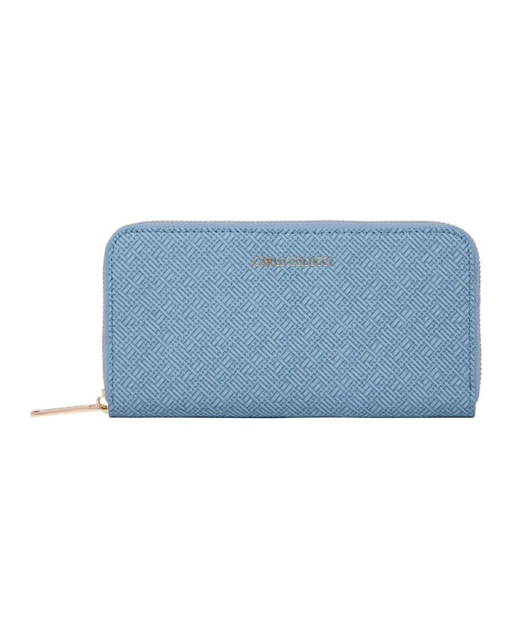carlo colucci Accessoires ,Blauw ,Stijlvolle Portemonnee in het Blue
