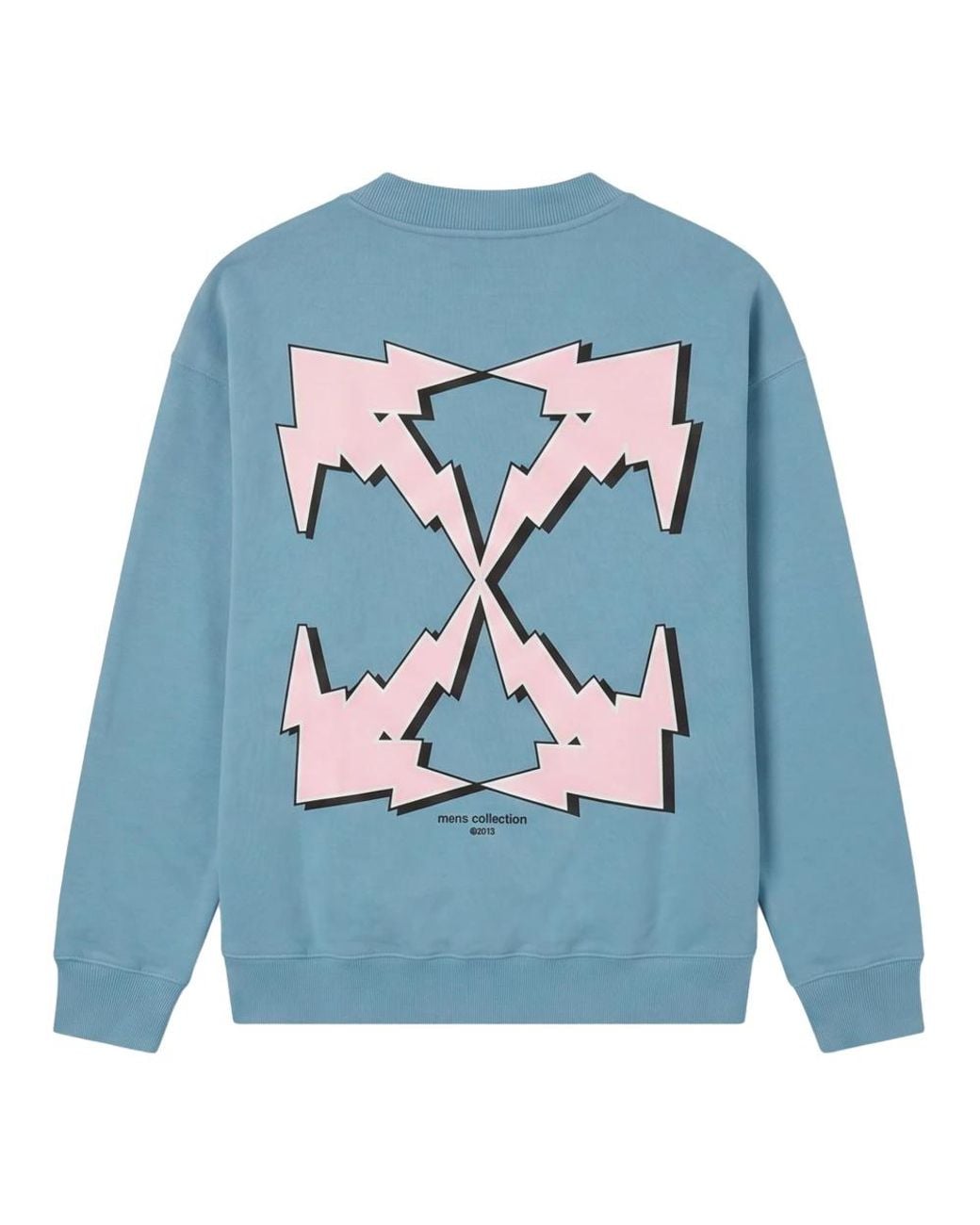 Off-White c/o Virgil Abloh Blue Sweatshirts for men