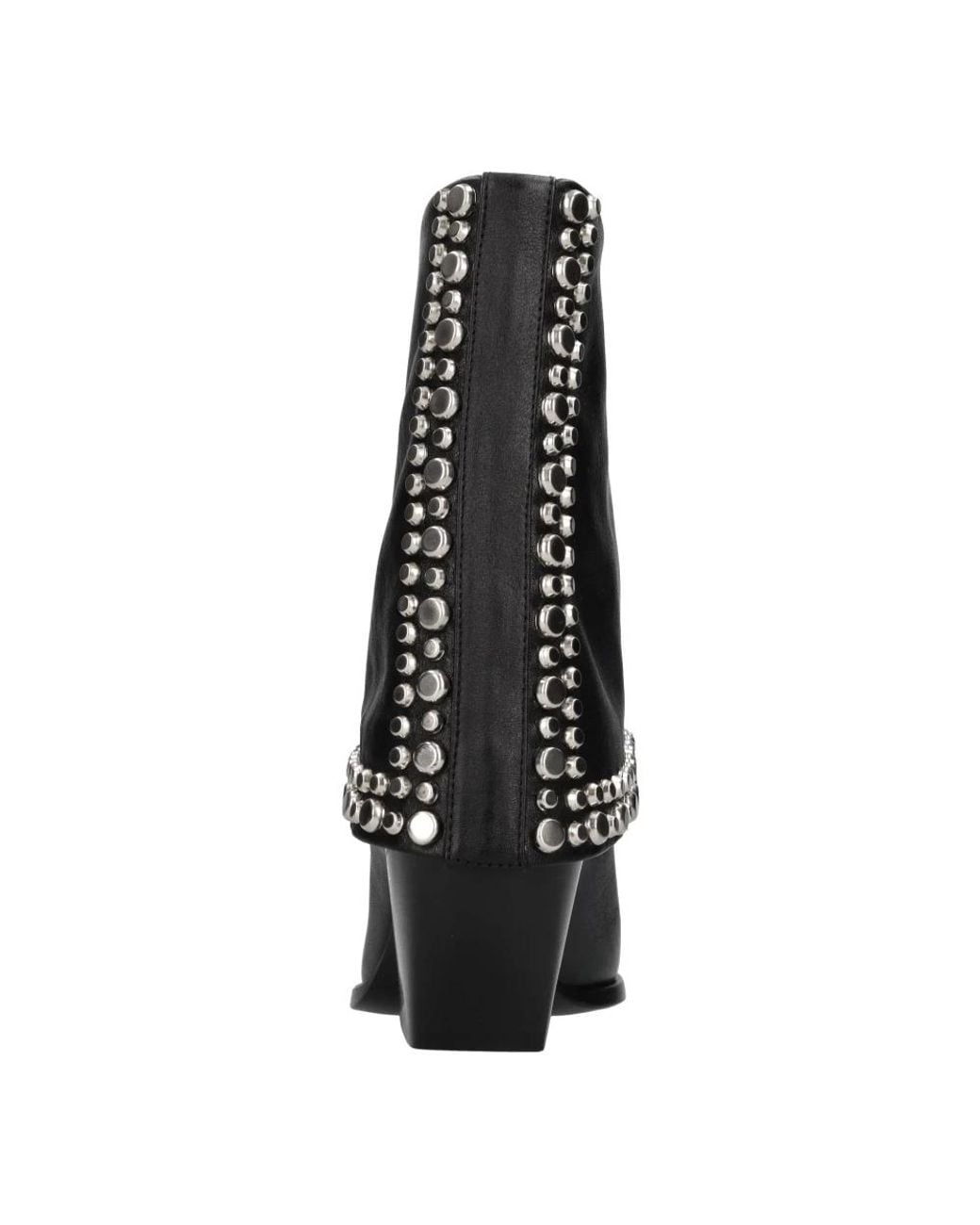 Elena Iachi Black Cowboy & Biker Boots