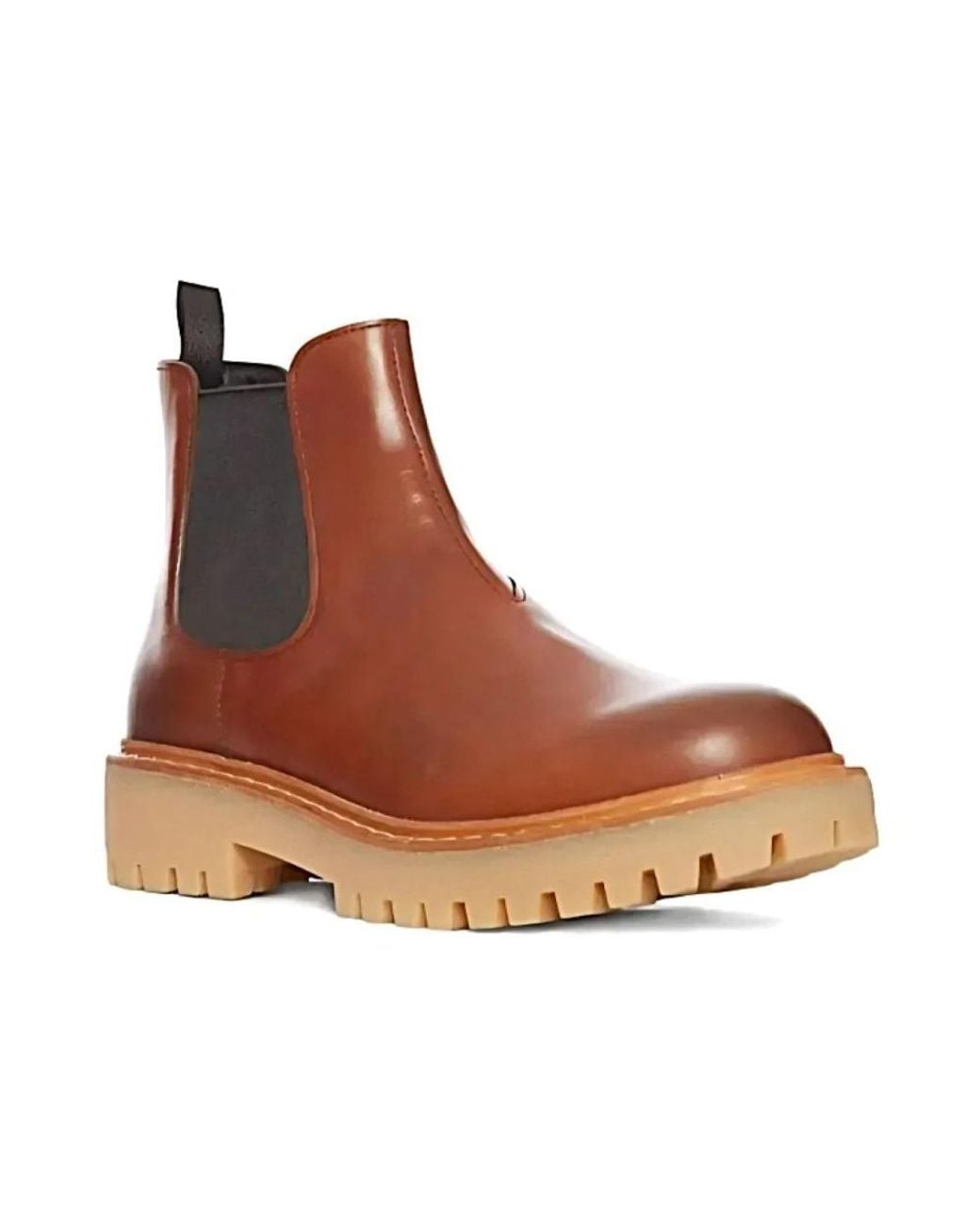 Prada Brown Chelsea Boots