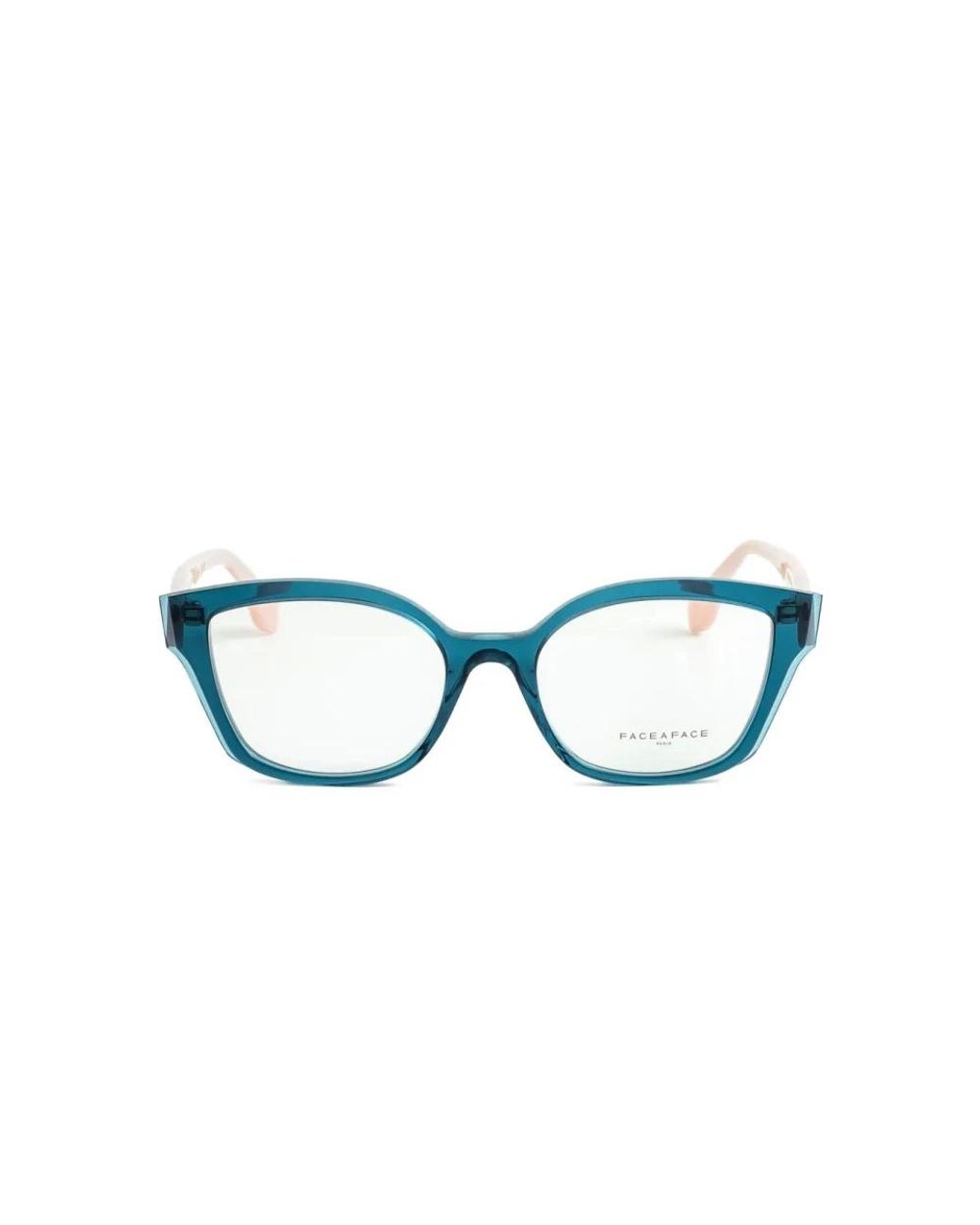 Face A Face Blue Glasses