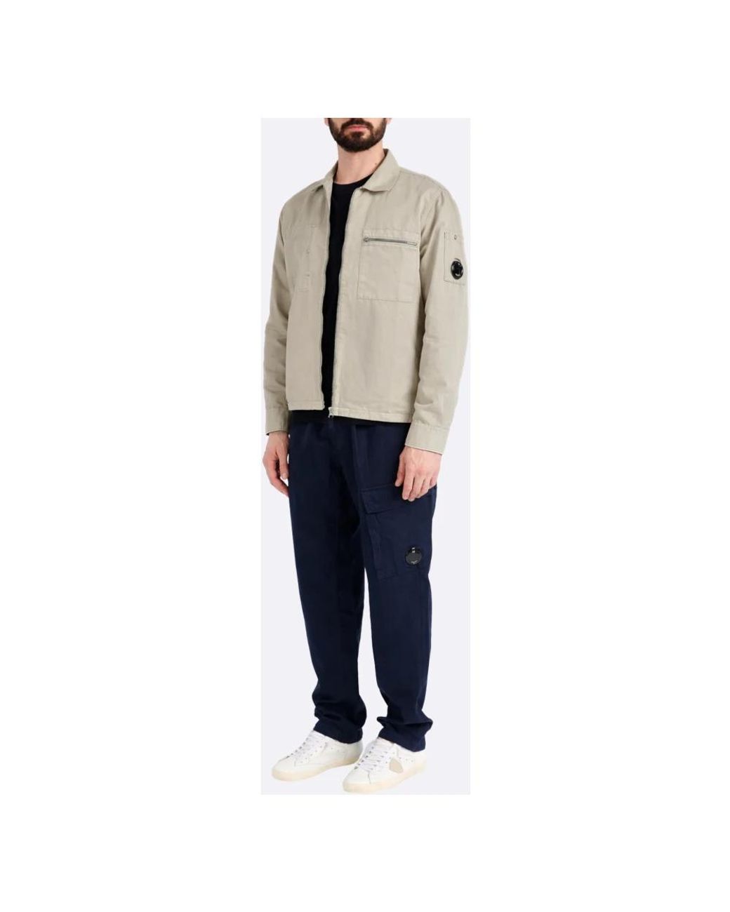 C P Company Gray Light Jackets for men