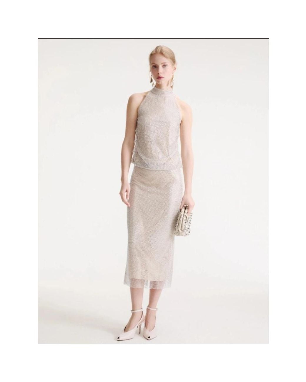 Marella White Sleeveless Tops