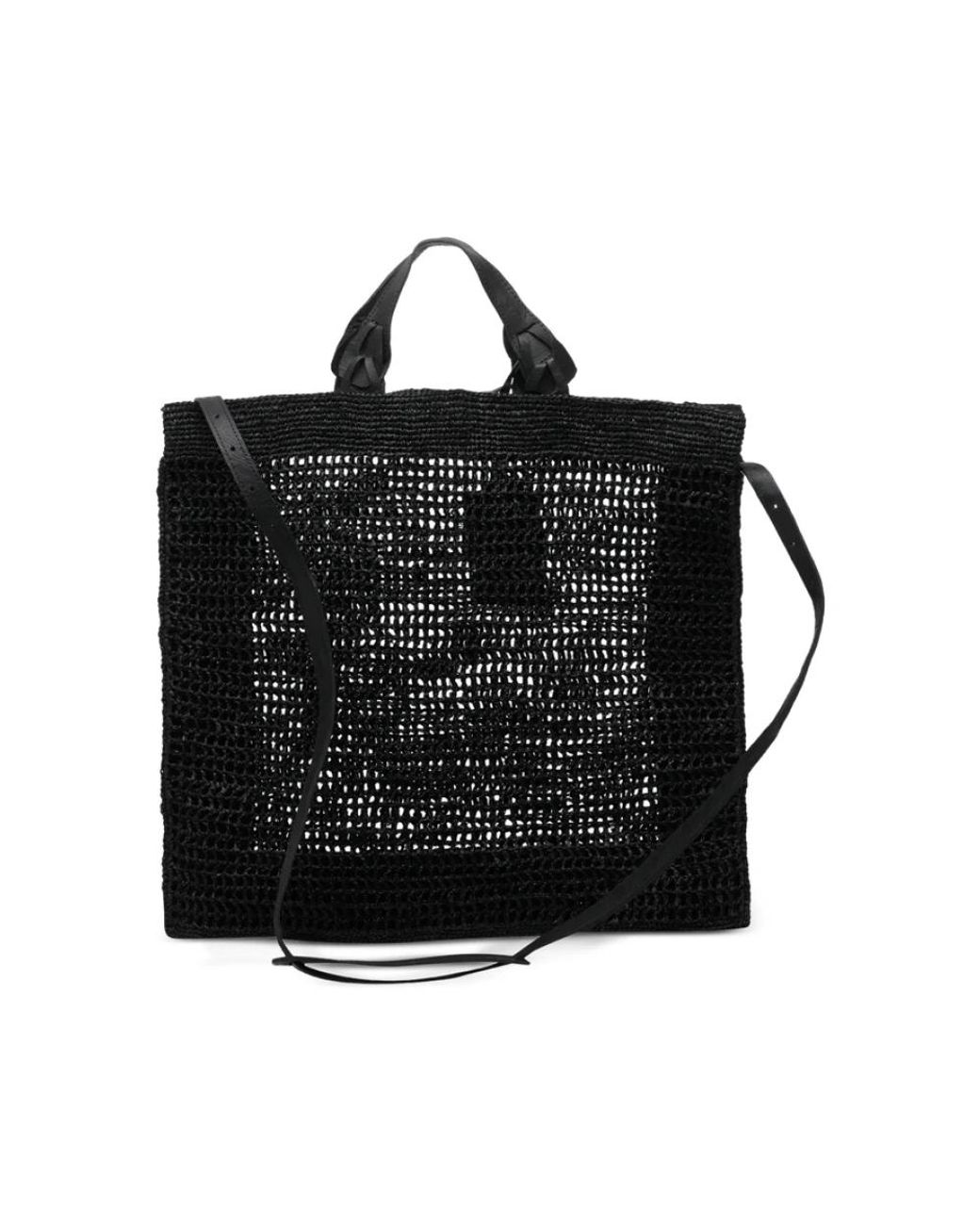 IBELIV Black Shopping Bags