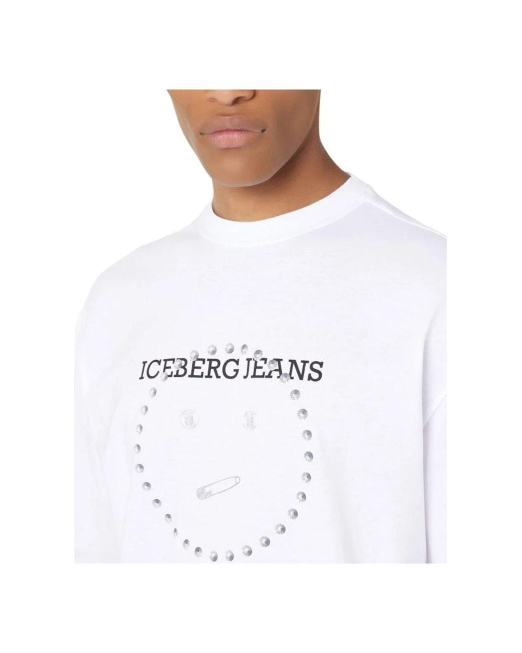 Iceberg White T-Shirts for men