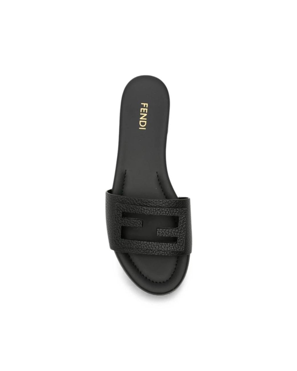 Fendi Black Flip-Flops & Slides