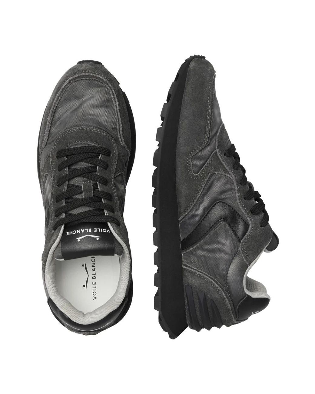Voile Blanche Black Sneakers for men