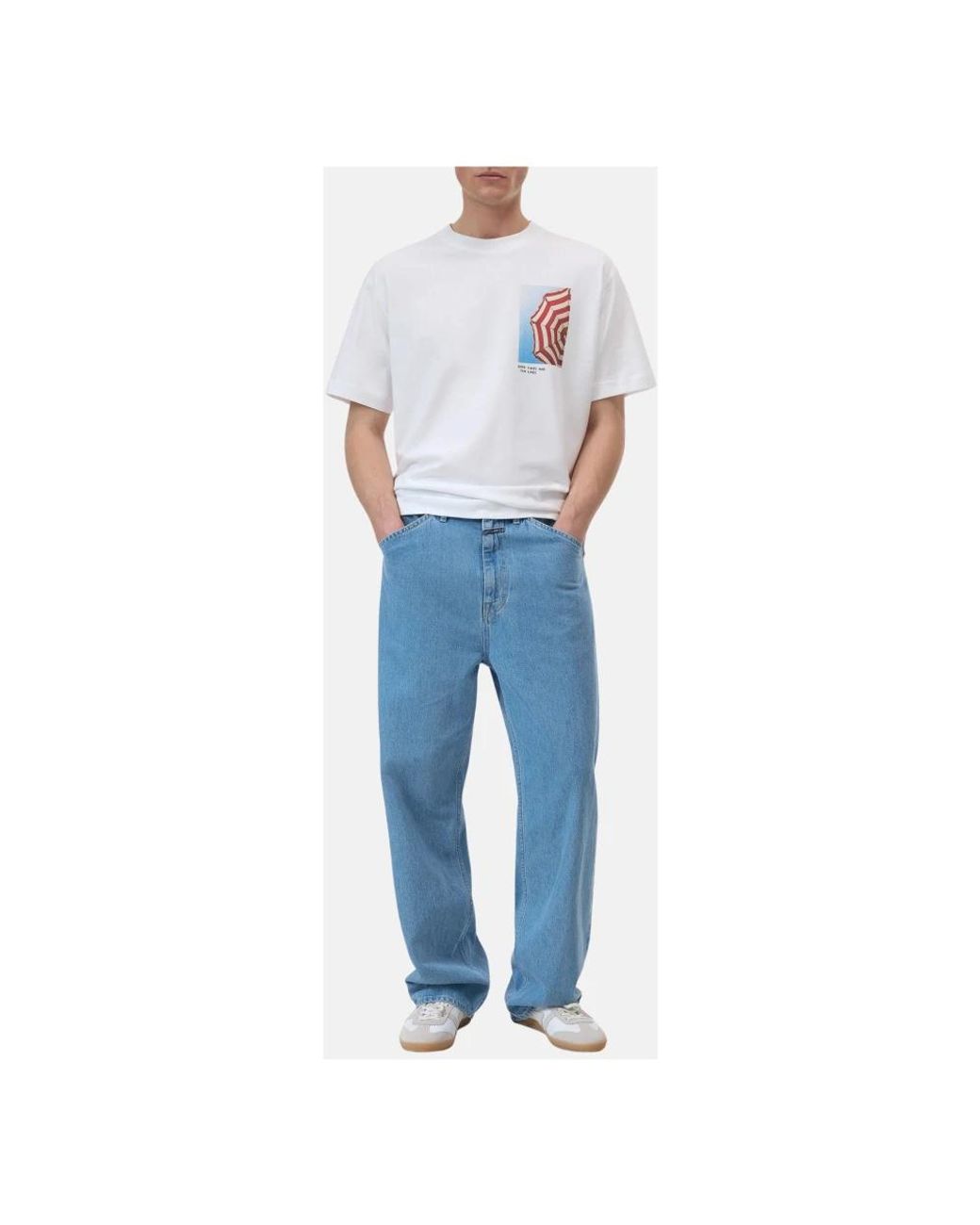 Closed Blue T-Shirts for men