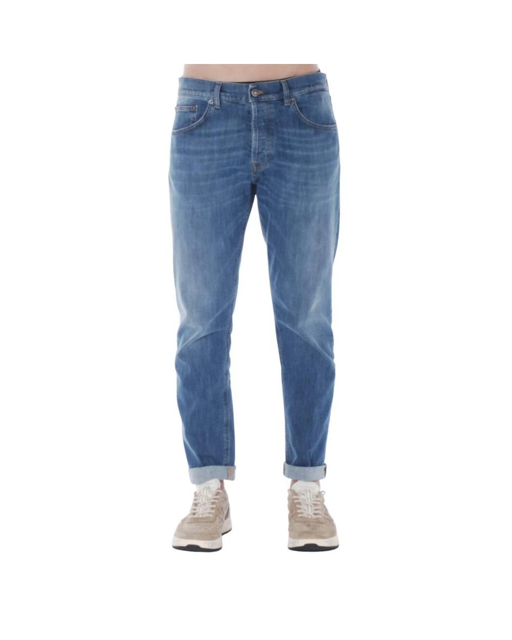 Dondup Blue Loose Fit Jeans for men