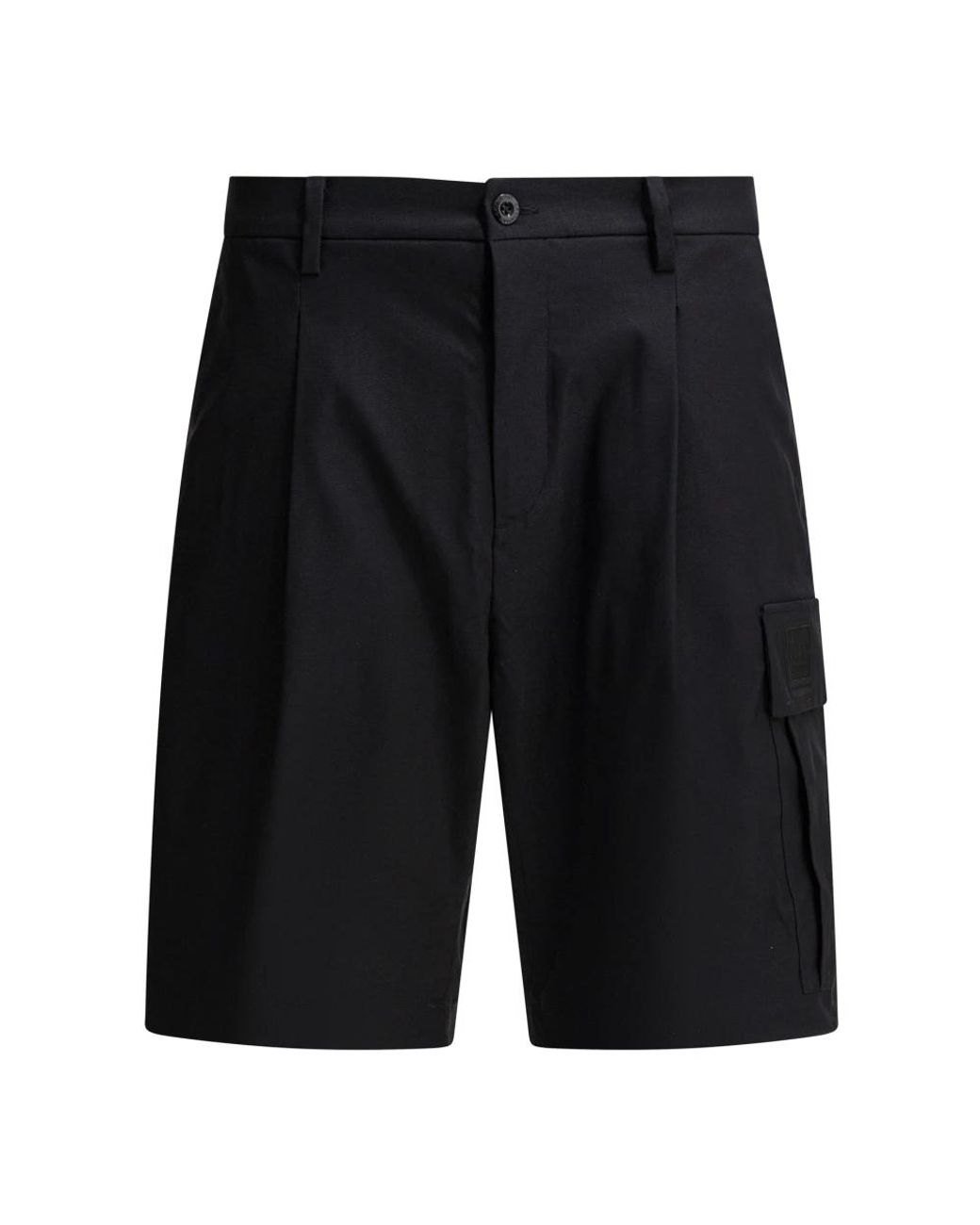 C P Company Black Casual Shorts for men